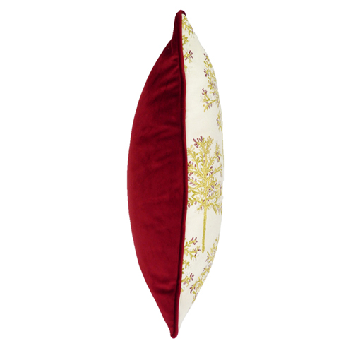 Amersham, Wine - (45cm x 45cm) Cushion - Image 4
